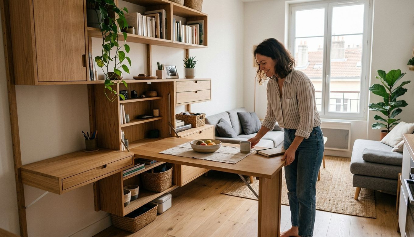 Optimiser les petits espaces : l’art du mobilier modulable au quotidien